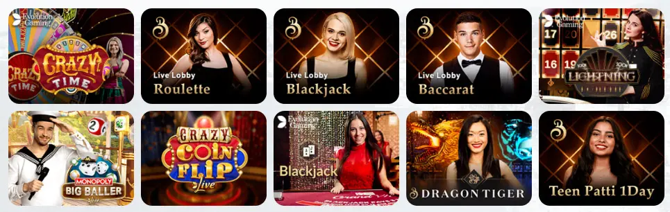 Jeux de casino en direct Roll Block Casino