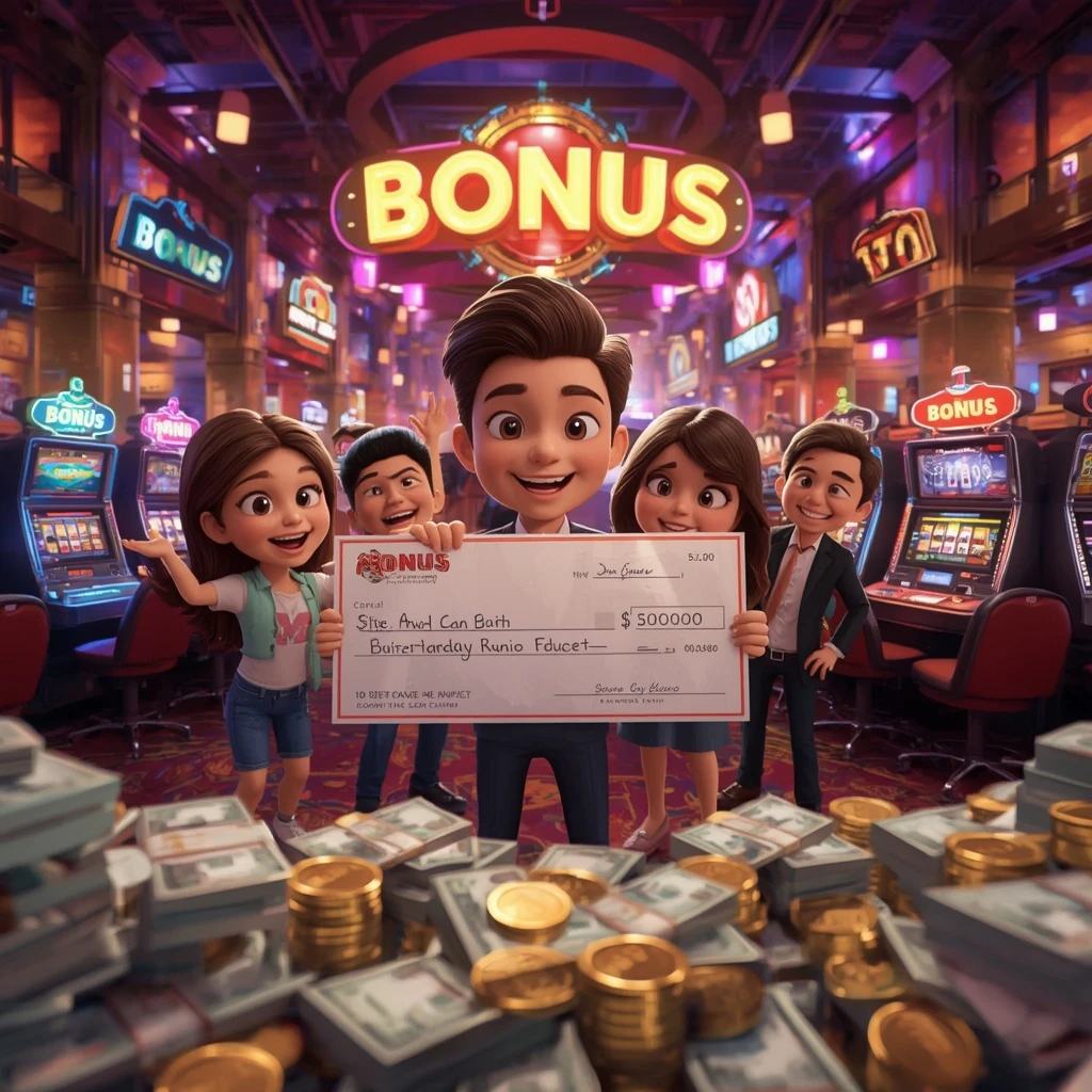 bonus dans les mains de l'homme au casino ROLL BLOCK CASINO